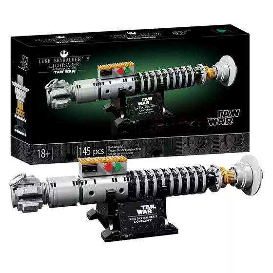 Compatible with Lego Luke Skywalker Star Wars Lightsaber Boys Assembled Building Block Toy Gift Cross-Border Hot Selling