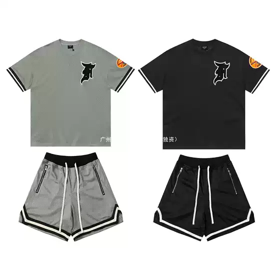 High-Quality Short-Sleeved Suit with a Classic Lapel Design and All-Over Letter Print, Made of Cotton, Unisex, Casual and Versatile