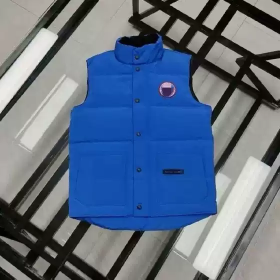 High-End Big Goose 4154m Classic Couple Stand Collar down Vest Canadian Same Style 08 Thickened Men's Vest