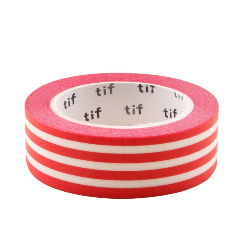 tif and paper tape can write horizontal stripes, whole roll of 10m stickers, basic hand account, all-match hand tear border