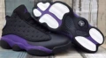 Aj13 black purple