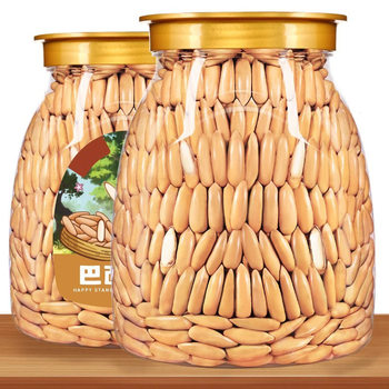 Brazil pine nuts hand-peeled long 500g new 2024 wholesale flagship snacks large particles Afghan nuts