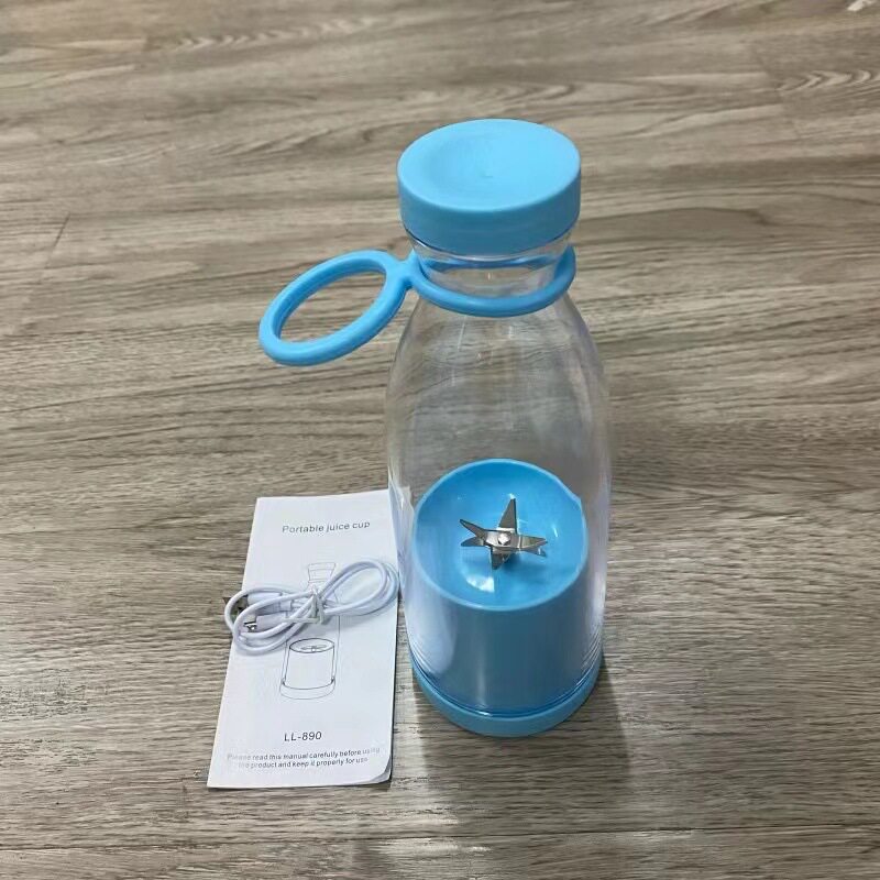 厂家直销USB无线充电 6叶刀头便携式榨汁机果汁机 跨境家用榨汁杯