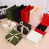 Flip Jewelry Packaging Box Crystal Bracelet Book-Shaped Ribbon Gift Box Bracelet Ring Earrings Necklace Complete Set Packaging
