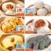 Guangzhou Restaurant Likofu Dim Sum Steamed Buns Breakfast Semi-Finished Milk Custard Buns Walnut Buns Bean Paste Buns Char Siu Buns