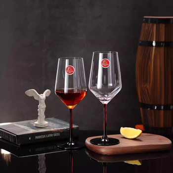 Black tie Cabernet Sauvignon High-end High-value Burgundy Wine Glass suit Home Entry Luxury Handmade Crystal Goblet
