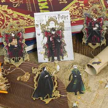 Wholesale Harry Potter Genuine Metal Bookmarks, Magic Academy Style, Student Reward Small Gifts, Cultural and Creative Gifts
