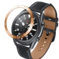 Type A (45mm) rose gold circle with white characters