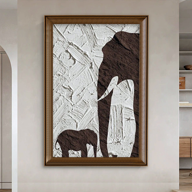 Photo Frame American-Style Solid Wood Oil Painting Frame with a Sense of Atmosphere for Decorating the Living Room and Bedroom, Wall-Mounted Light Luxury Hollow Dried Flower Photo Frame