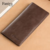 Fani Ya Men's Wallet Long 2021 New Leather Driver's License Card Holder One-piece Bag Men's Wallet Wallet