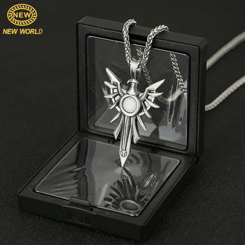 2026 Amazon Hot-Selling July Antique Brushed Fashion Light Luxury Hip-Hop Punk Pendant Holy Angel Sword