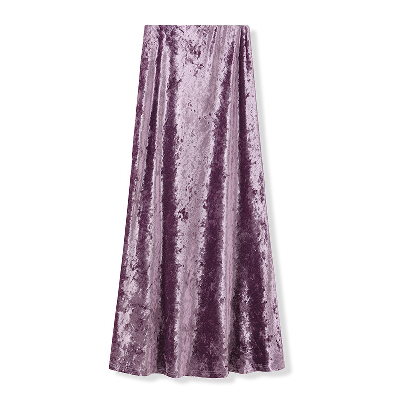 Bộ đôi áo khoác sequin thêu hoa và chân váy dài nữ dáng thanh lịch — Váy tím Mushan (Giao hàng trong 7 ngày), Váy tím Mushan (giao hàng trong ngày), Áo khoác sequin (giao hàng trong 7 ngày), Áo khoác sequin (giao hàng trong ngày)