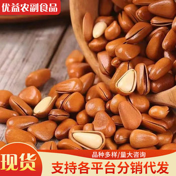 Pine Nuts 500g Northeastern Nuts Roasted Snacks Bulk Large Pine Nuts Hand-Peeled Pine Nuts Crispy Wild Long-Grain