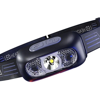 Led Headlamp Super Bright Rechargeable Head-Mounted Strong Light Sensor Flashlight Portable Night Fishing Light Smart Sensor