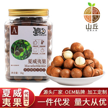 Hawaiian Macadamia Nuts in Bulk, No Additives, Snacks, Dried Fruits, Wholesale Nuts, Canned Nuts, Manufacturer, Easy to Open and Peel