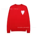 Red white label [a8 round neck jacquard style]