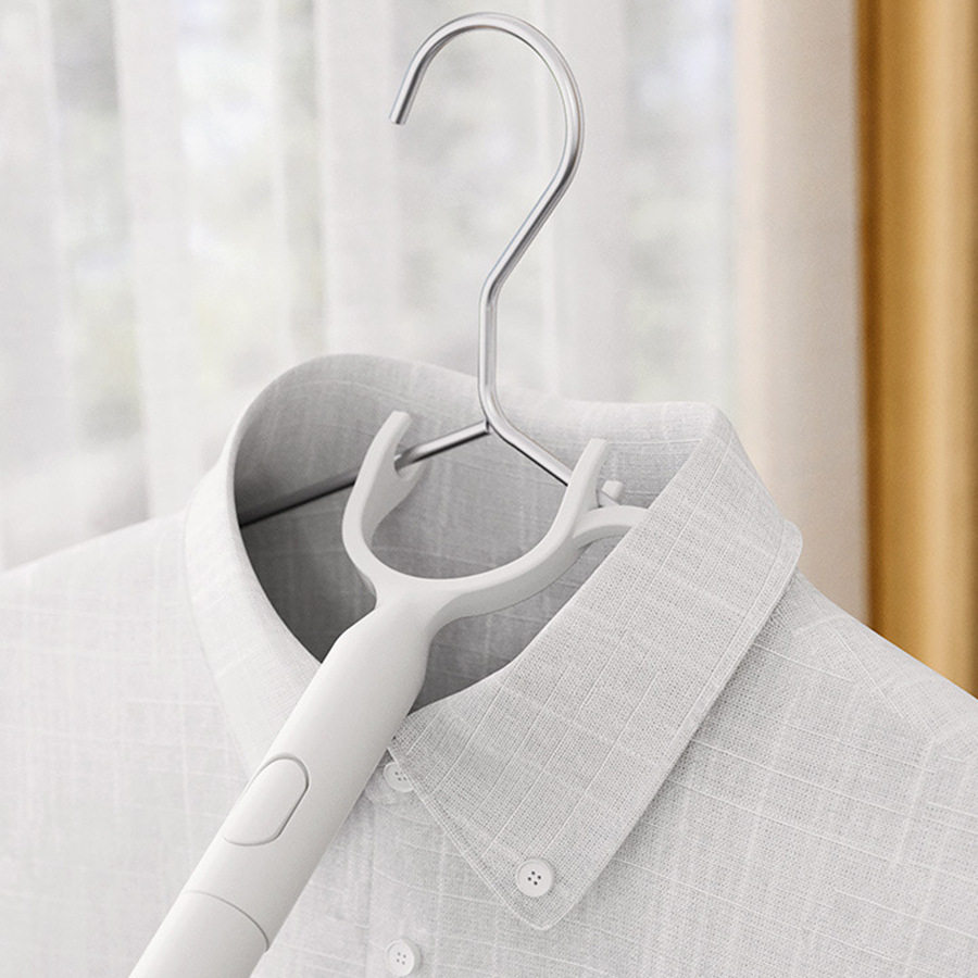 Space Aluminum Telescopic Clothes Fork Wholesale Balcony Rental Dormitory Home Indoor Extended Clothes Drying Clothes Drying Rod