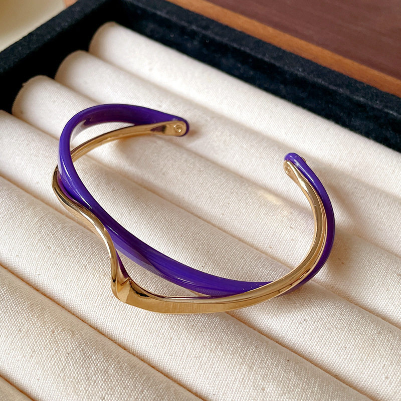 欧美跨境简约时尚手镯臂环小众冷淡风气质手环高级感百搭手饰批发