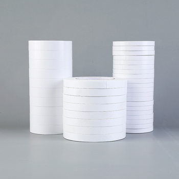 Hengying wholesale white thin double-sided tape high viscosity student handmade accessories office stationery double-sided tape