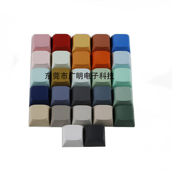 XDA2 high multi-color ball cap pbt material MX cross chrysanthemum 1u small key position 1.7mm thick mechanical keyboard key cap