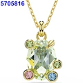 Green dopamine diamond necklace