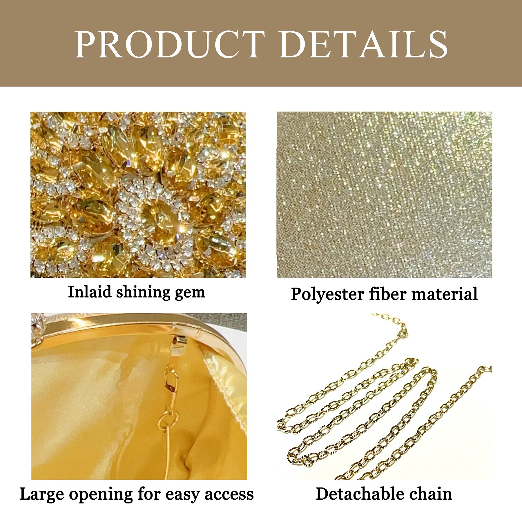 Cross-border Rhinestone Sunflower Dress Banquet Bag Luxury Celebrity Elegant All-match Diamond-encrusted Crossbody Small Handbag Full Diamond 3 O1CN01giuDRC2LHXp71e5Rj !!2216856689667 0 cib