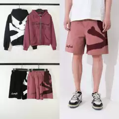 European and American Trendy Brand Travis Scott Cactus Jack Skull Hip-Hop Hooded Zipper Jacket Sweatshirt