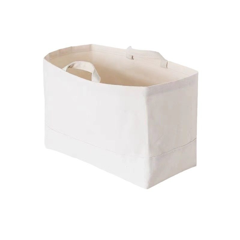 Clothes Finishing Wardrobe Storage Bag Clothes Storage Basket Canvas Finishing Fabric Storage Bag Making Storage Items