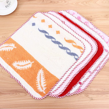 30*30 Edged Small Square Towel Household Cotton Face Towel Adult Face Towel Street Stall Labor Insurance Advertising Towel Wholesale