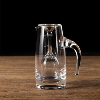 Hotel One Pot One Cup Two Diopters Wine Dispencer Household Liquor Glass Wine Utensils Commercial small size One-sip Goblet with Scale