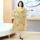 Толстуха весом 200 кг летнее платье с короткими рукавами свободного кроя special body plus fat plus size в западном стиле для женщин среднего и пожилого возраста mini 2
