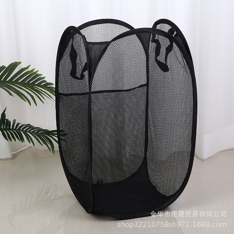 Hot-Selling Product from the Source Factory: Foldable Laundry Basket, Cross-Border Bestseller, Bathroom and Bedroom Storage Basket, Portable Laundry Hamper Wholesale