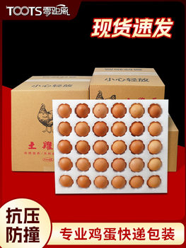 Pearl Cotton Egg Tray Shock-Proof Foam Express Delivery Duck Egg Packaging Box Box Packaging Egg Tray Box