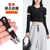Tie-Free Trouser Waist Drawstring Sports Pants Rope Lazy Adjustable Loose Fittings Buckle Pants Trousers Belt Drawstring Strap