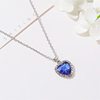 Cross-border Explosions Jewelry Titanic Crystal Gem Love Necklace Temperament Classic Ocean Heart Necklace