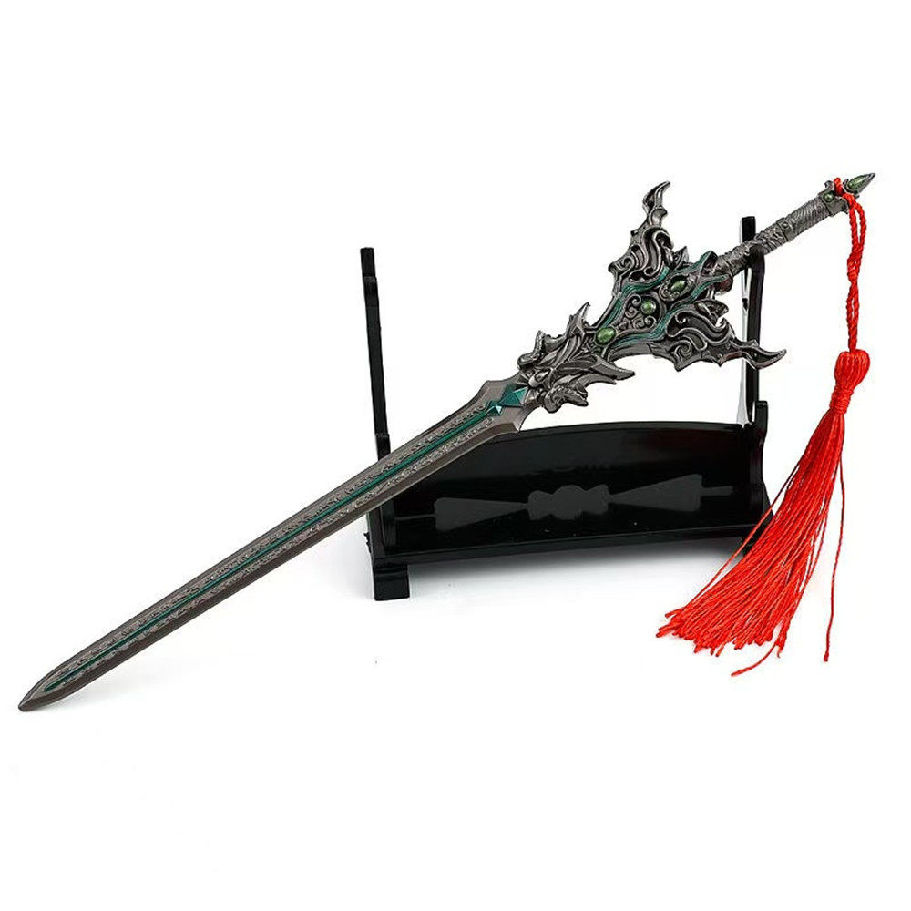 Around the United States World, Shi Hao weapons reincarnation sword weapon model alloy ornaments hand props 22cm toy gift