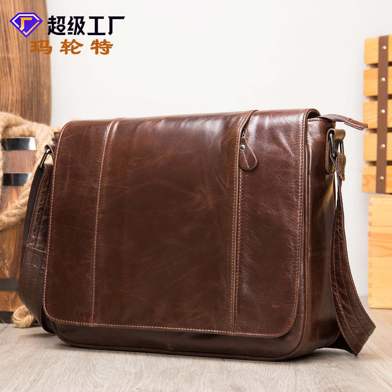 (Mới) Mã G0735 Giá 2670K: Túi Xách Nam Gudlu Túi Đựng Máy Tính Phong Cách Âu Mỹ Túi Xách Ví Nam Chất Liệu Da Bò G06 Sản Phẩm Mới, (Miễn Phí Vận Chuyển Toàn Quốc).