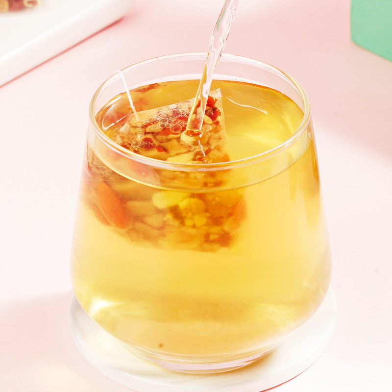 Sanfu Ginger Date Tea Red Date Wolfberry Dried Ginger Triangular Bag Sanfu Day Combination Scented Tea Internet Celebrity Same Style Wholesale Delivery