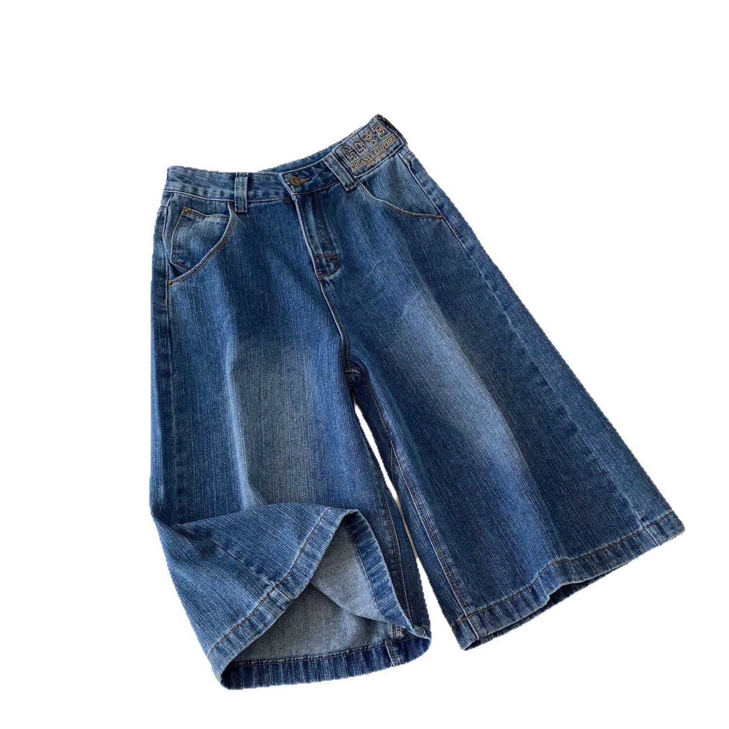 High Waisted Wide Leg Denim Shorts Relaxed Fit Lightweight Versatile Summer Casual Wear Wholesale Available