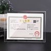 A4 acrylic transparent pendulum photo frame A3 picture frame business license photo frame 8 inch authorization certificate frame 7 inch photo frame