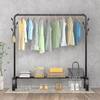 Indoor Floor Hanger Balcony Clothes Drying Rod Bedroom Hanger Simple Single Rod Clothes Rack Drying Quilt Hanger