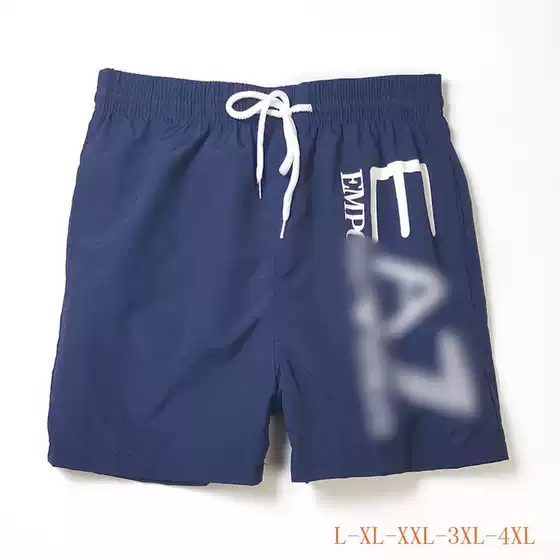 European and American Brand Fashionable Beach Pants for Men, Sports Fitness Running Beach Hot Spring Quick-Drying Shorts Drop Shipping