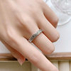 Creative Auspicious Cloud Pattern Ring, Chinese Style, Versatile Electroplated 925 Silver Vintage Cloud Ring for Men and Women, Wholesale