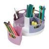10-inch compartment rotating pen holder student home office desktop finishing storage pen holder ins high-value storage box