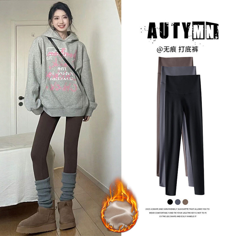 SHARKกางเกงผู้หญิงสวมใส่ด้านนอกไม่มีที่น่าอายสาย2026ฤดูใบไม้...