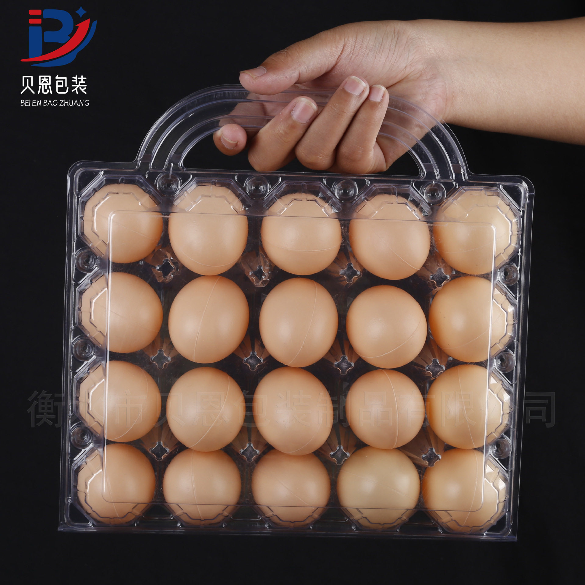 Egg Tray 30 Pieces Satchel Thickeneded Disposable Transparent Plastic Egg Duck Egg Quail Egg Packaging Box Egg Box