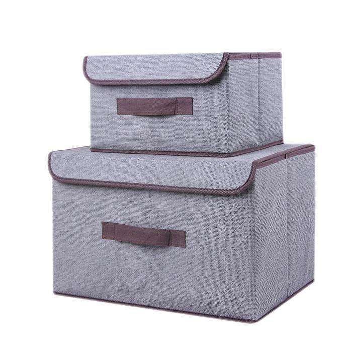 Fabric Non-Woven Storage Box Foldable Large Capacity Home Clothes Storage Box Wardrobe Organizer Box Wholesale