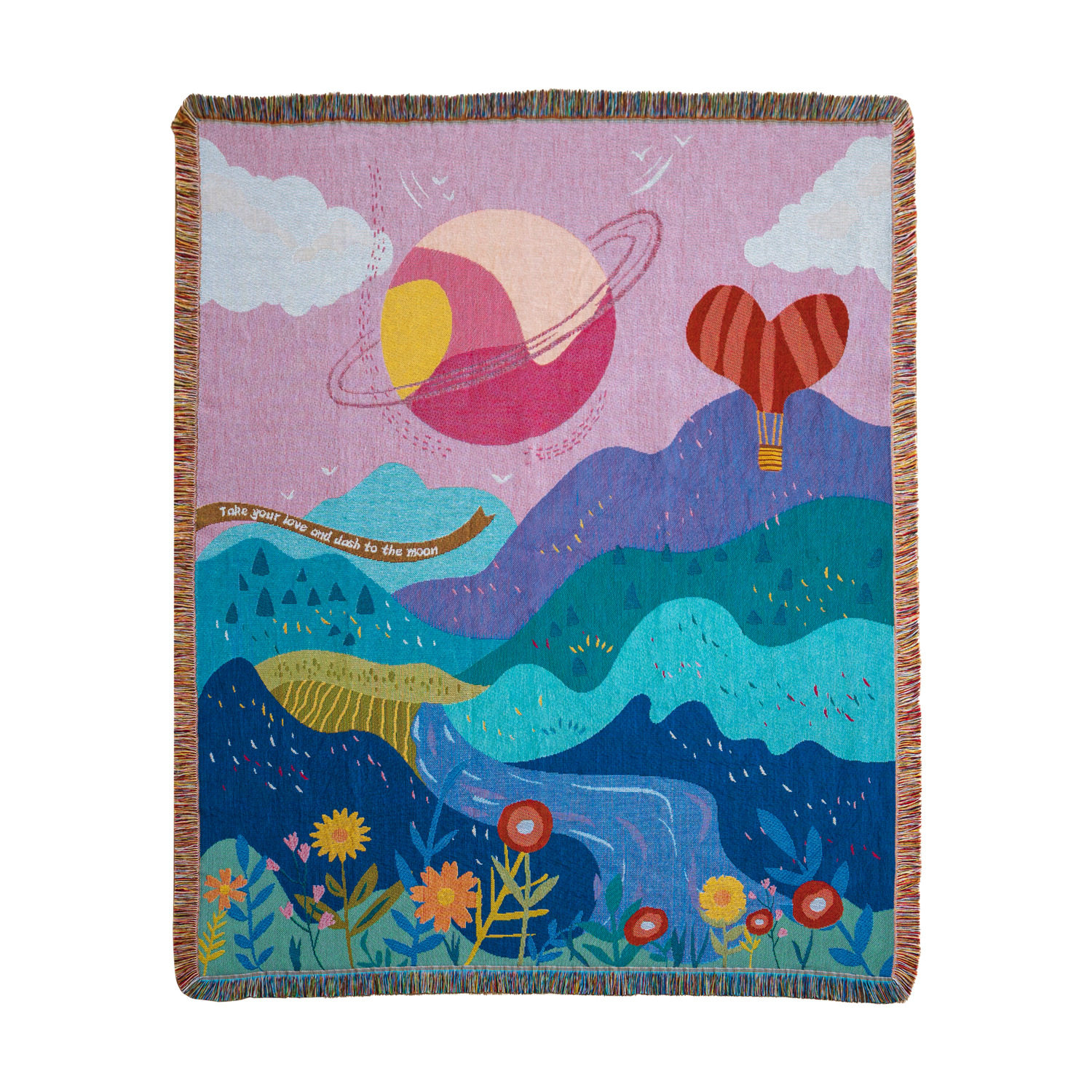 New Ins Style Jacquard Blanket Thickened Encryption Sofa Cover Blanket Internet Popular Tapestry Art Gift Blanket Designer Style