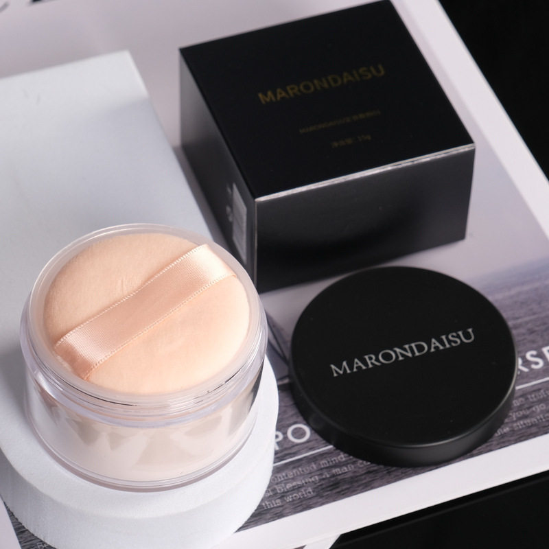 Wholesale Spot Marondaisu Makeup Loose Powder Matte Makeup Powder Natural and Delicate Powder Cake Unisex
