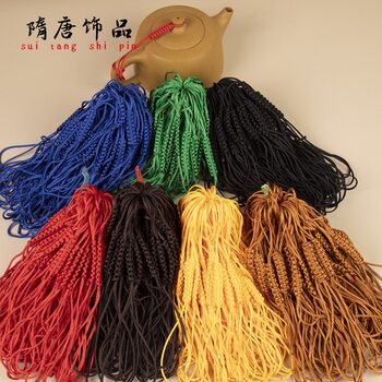 Sui and Tang Dynasty wholesale teapot rope jade thread braided teapot rope purple sand teapot lid rope teapot rope tea set accessories